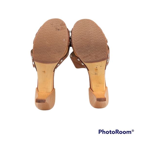 Michael Kors Open Toe Heels Women's Size 7 - Picture 10 of 11